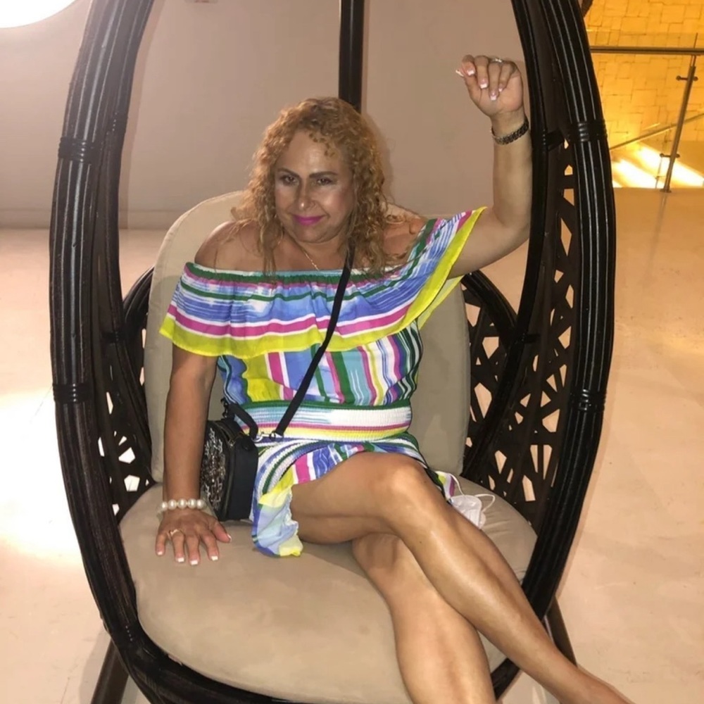 HER BOTTARI MULTICOLORE RUFFLE MINI DRESS